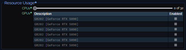 Tous les GPU sont indisponibles !