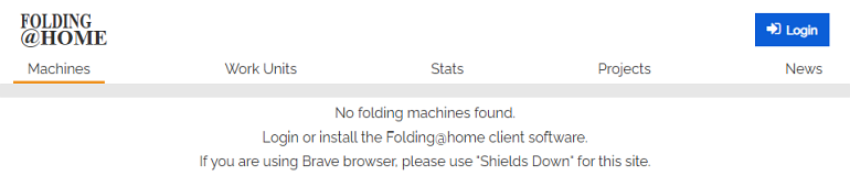 Login Client F@h V8